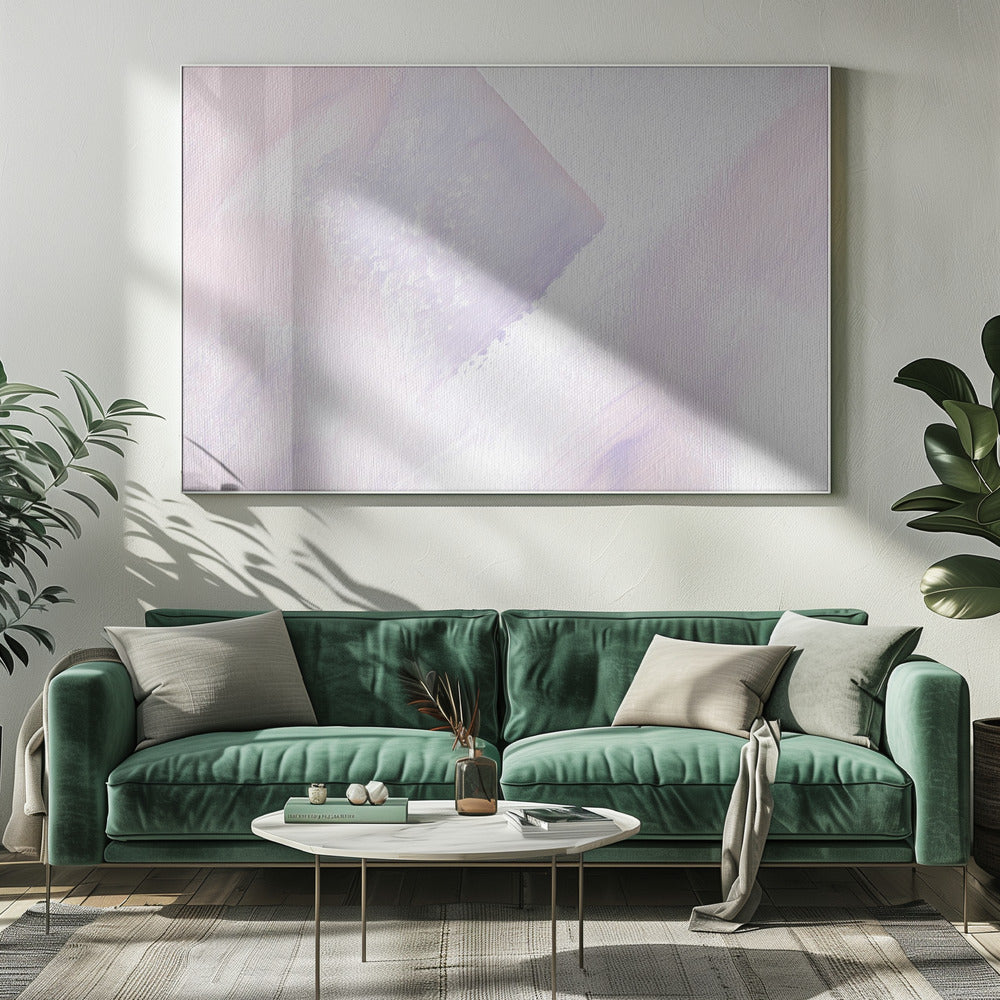 Brushstrokes of Purple and Pink | Canvas