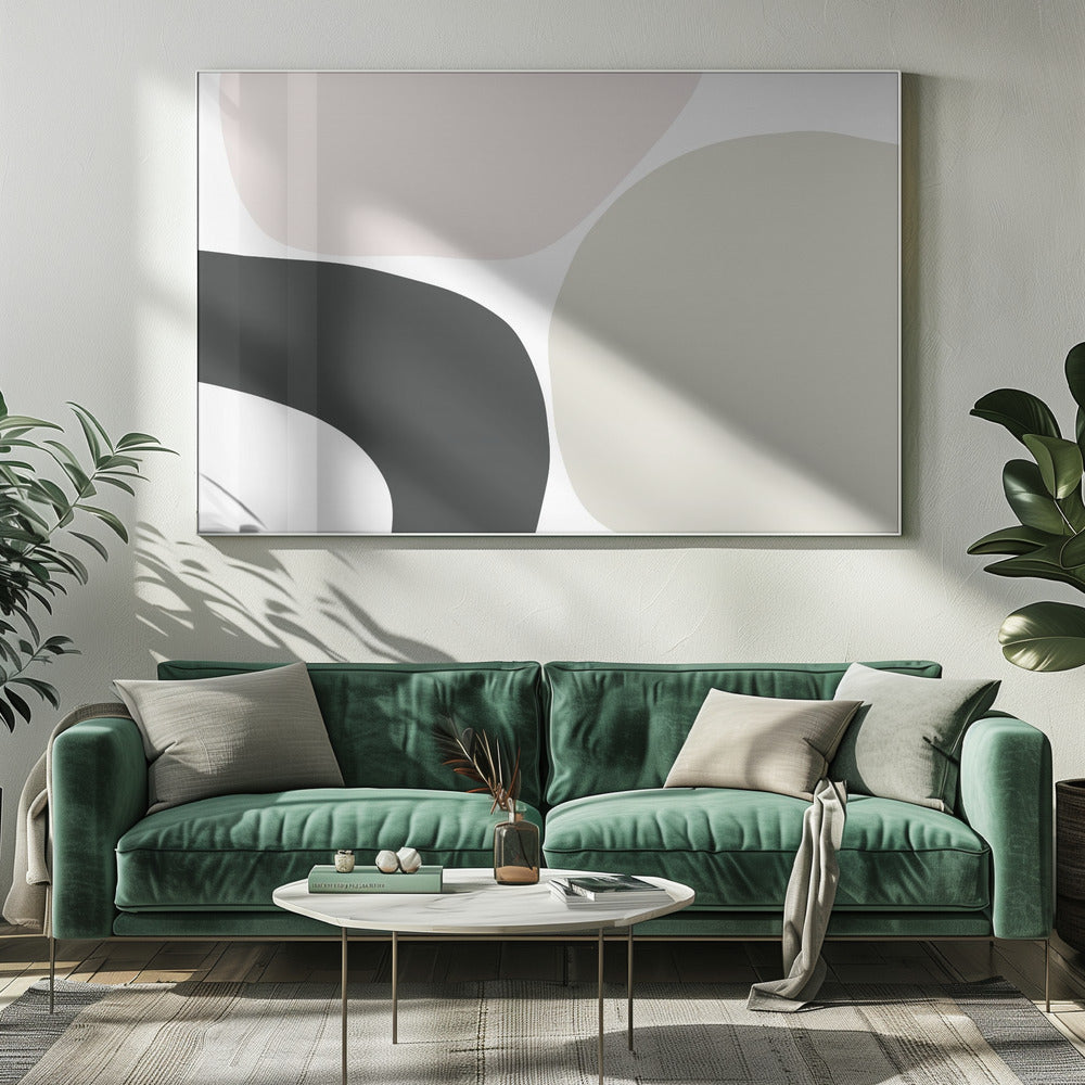 Calm Shapes Flow | Canvas