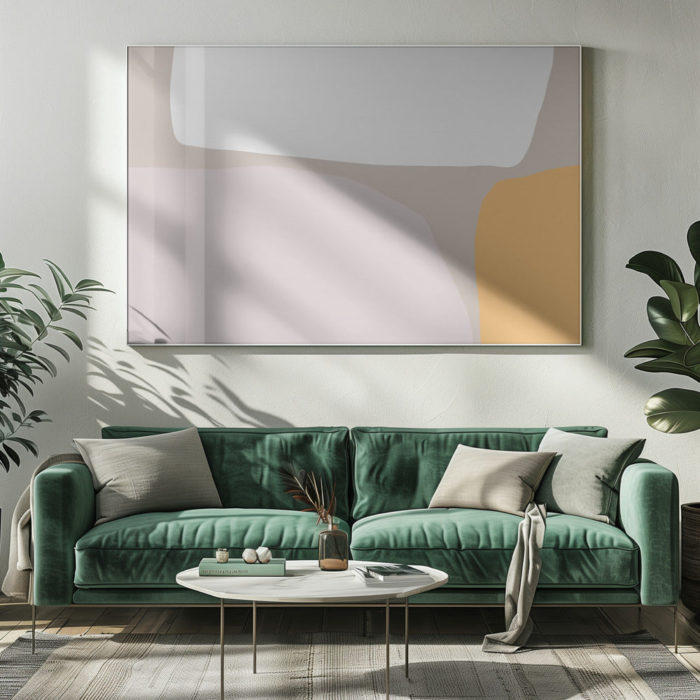 Soft Geometric Harmony | Canvas