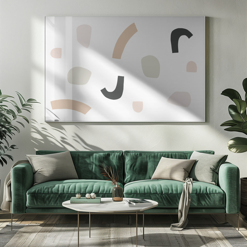 Organic Shapes and Neutral Tones | Canvas