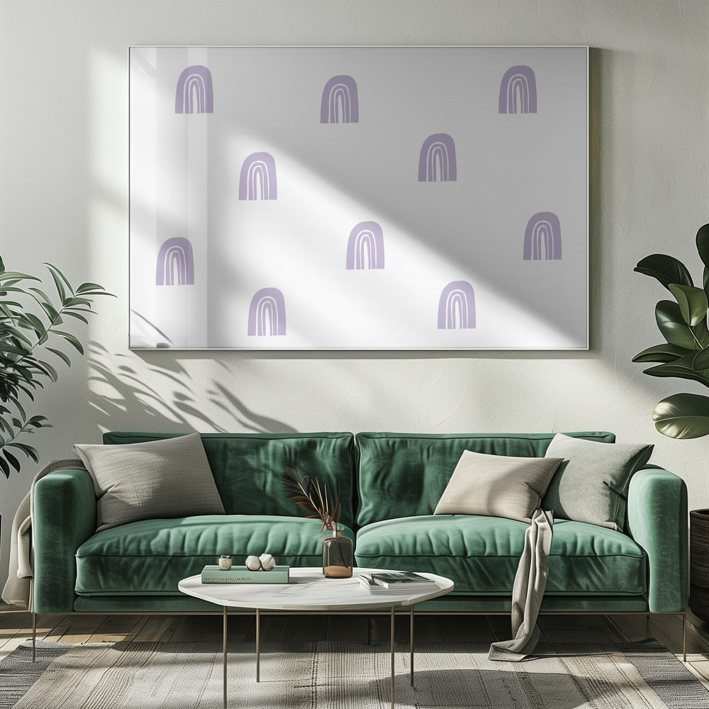 Lavender Arches | Canvas