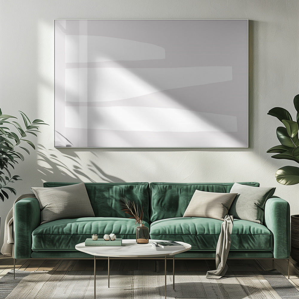 Minimalist White Shapes | Canvas