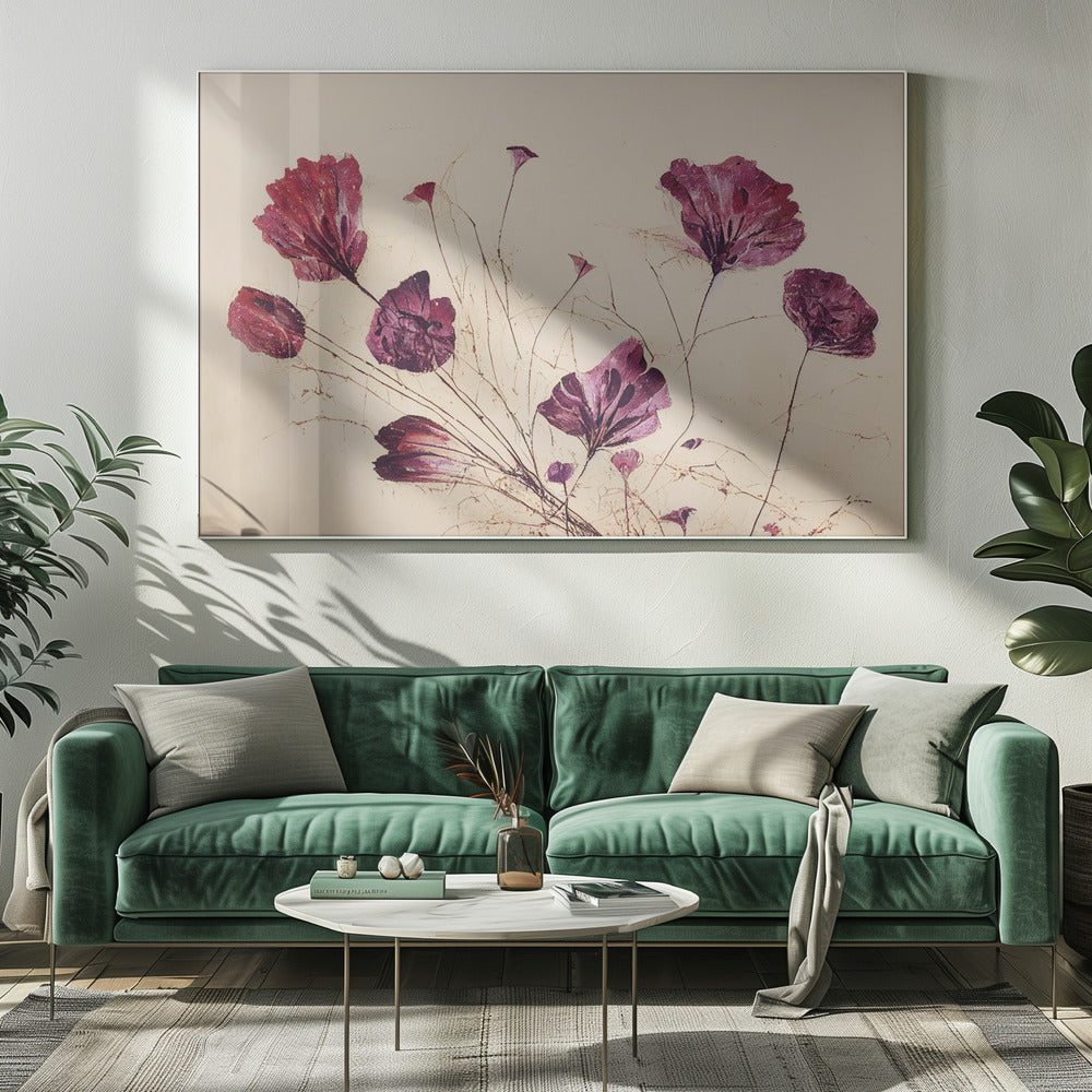 Crimson Bloom Dance | Canvas