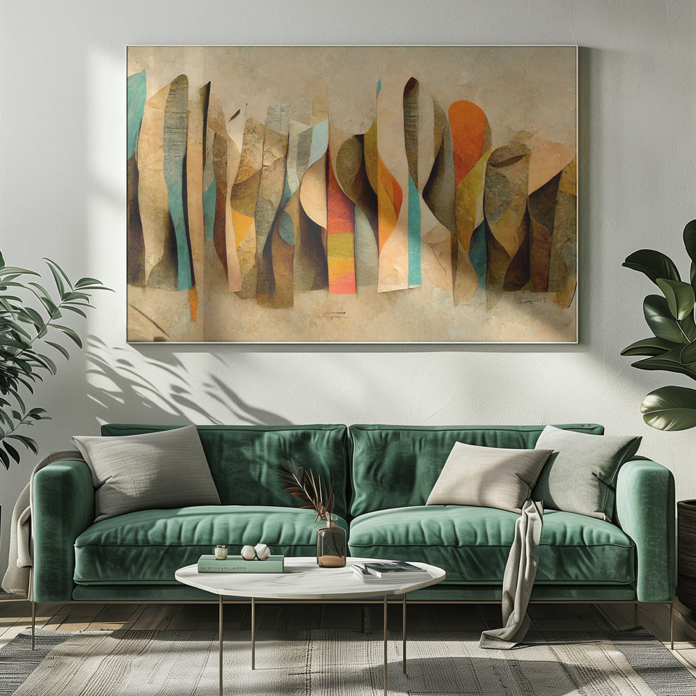 Curved Kaleidoscope | Canvas