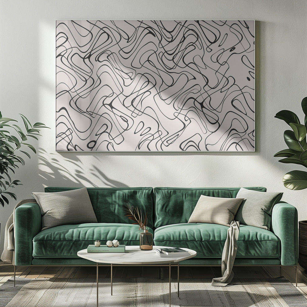 Fluid Lines Dance | Canvas