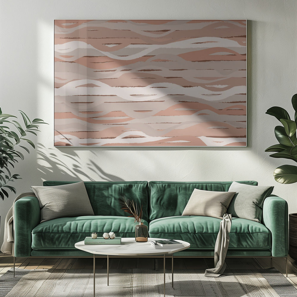 Earthy Waves | Canvas