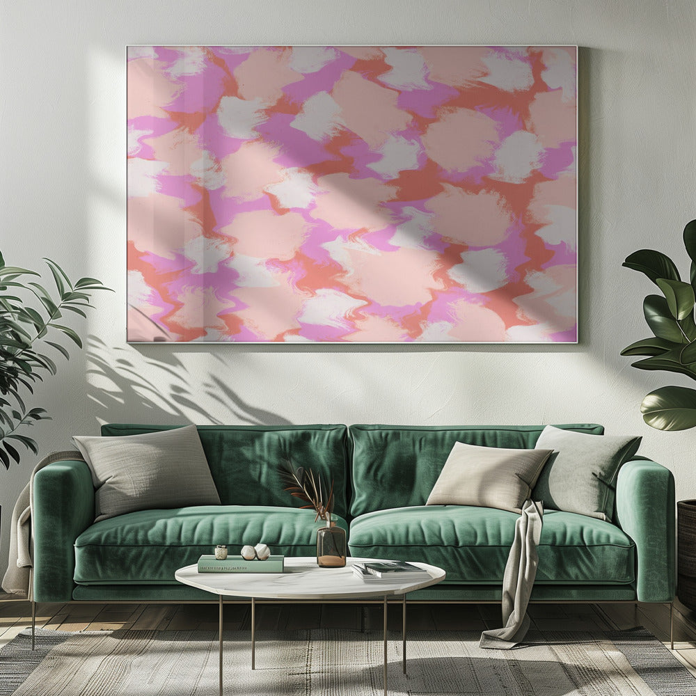 Floral Dream Waves | Canvas