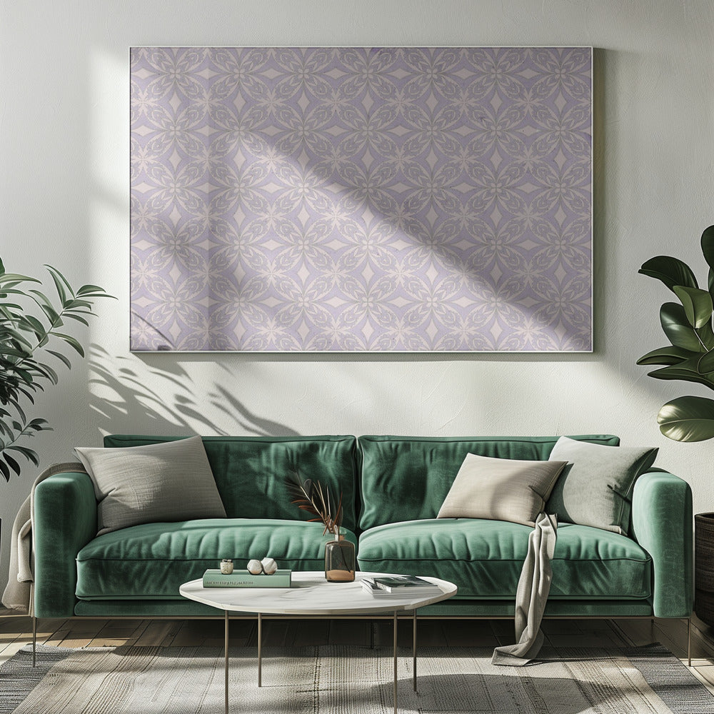 Lilac Harmony Pattern | Canvas