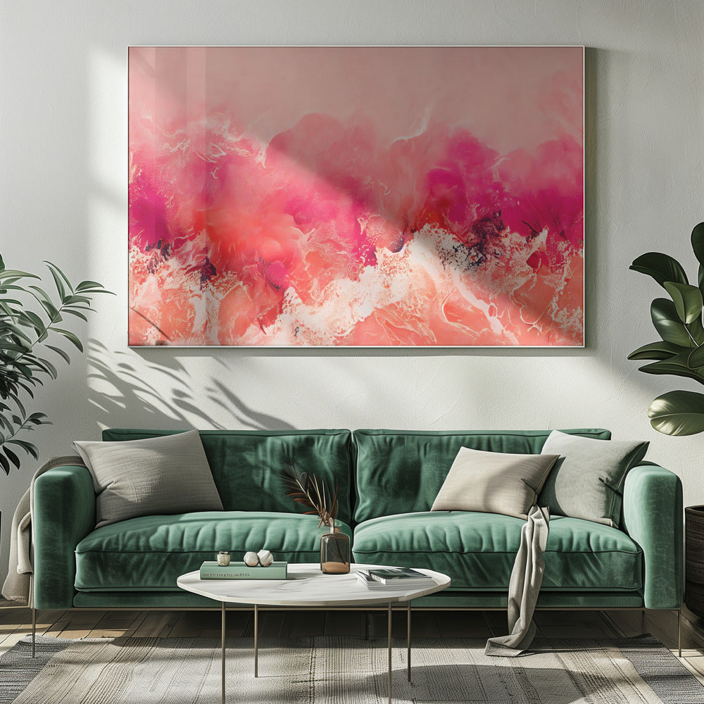 Crimson Horizon | Canvas