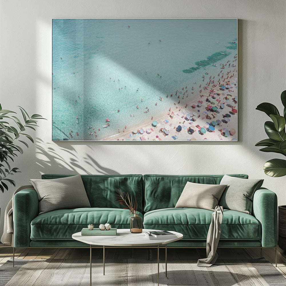 Busy Beach | Canvas