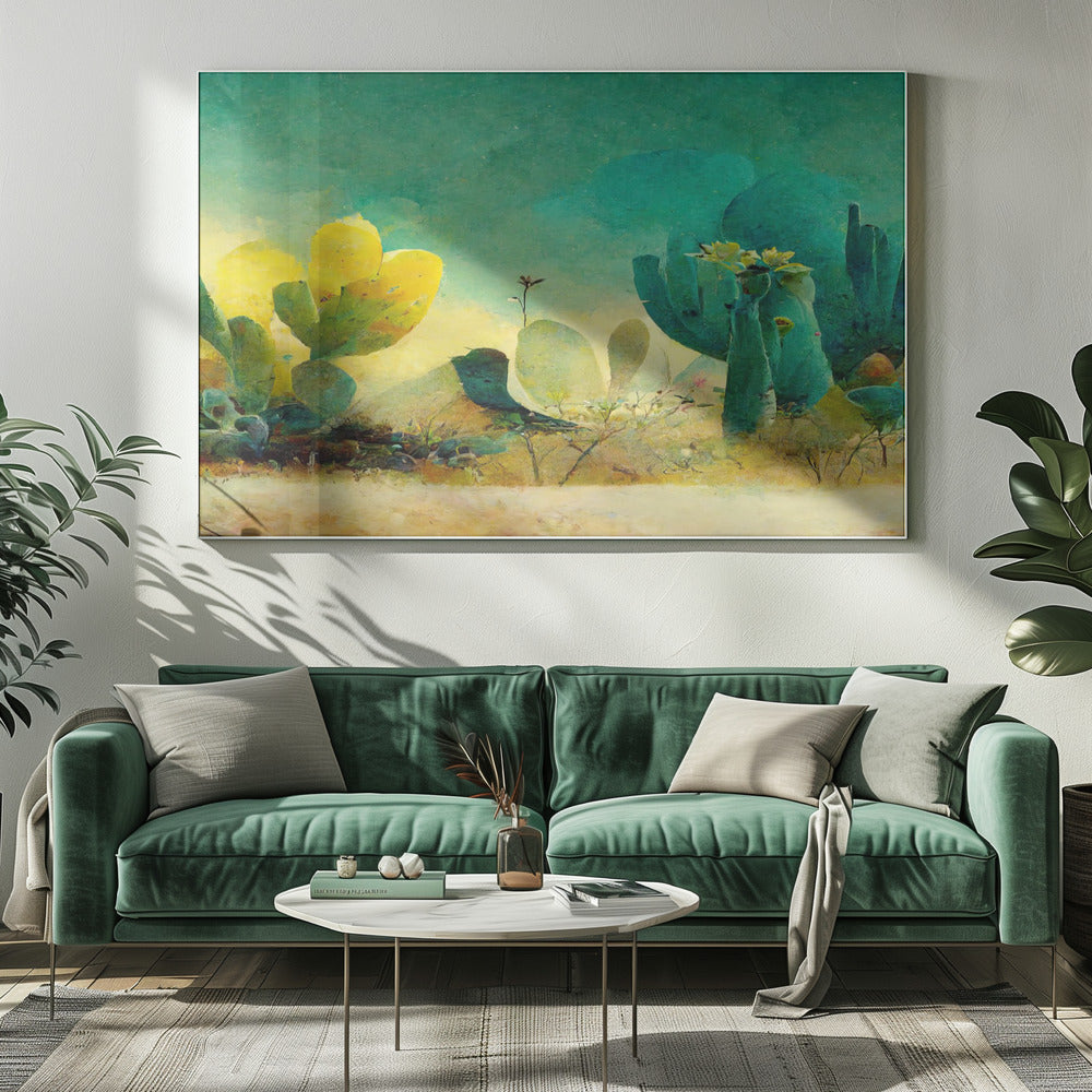 Desert Bloomscape | Canvas