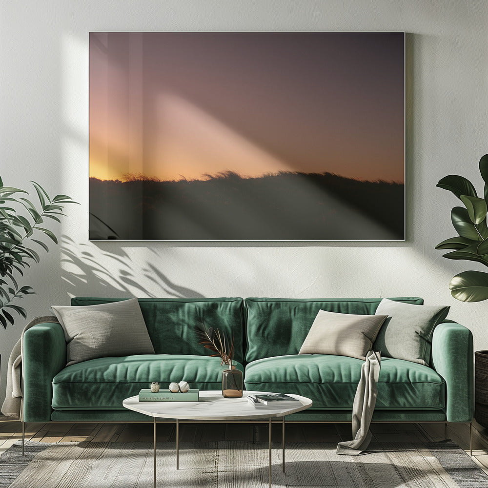 Dune Grass Sunset Horizontal | Canvas