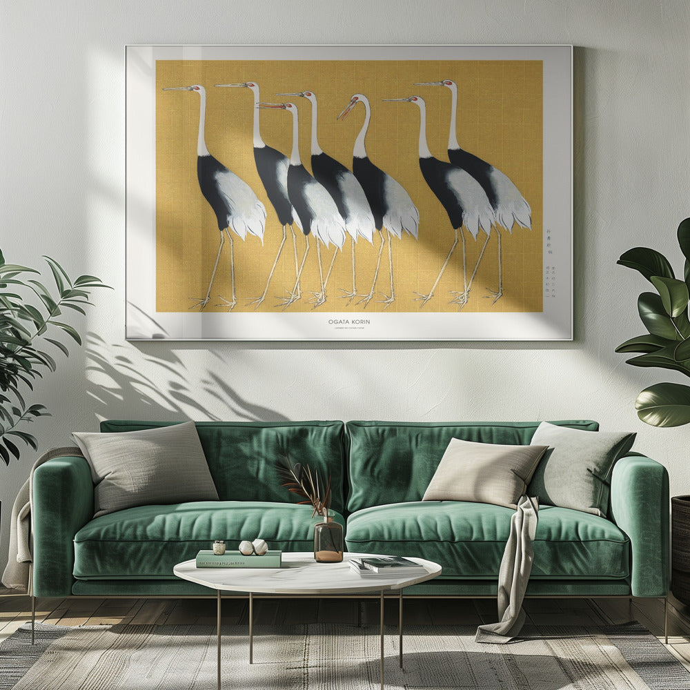 Japanese Red Crown Crane | Canvas