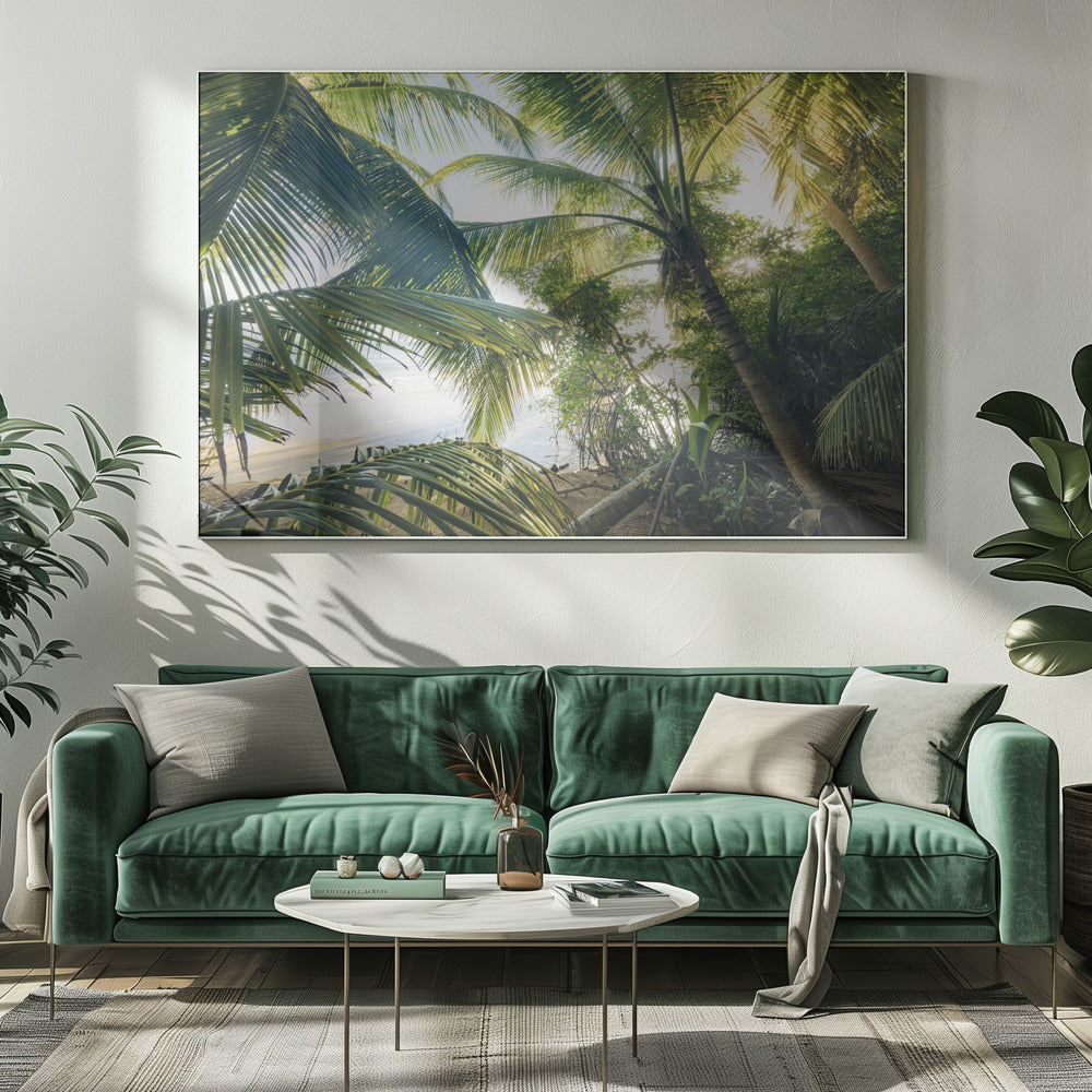 Hide under Palms | Canvas