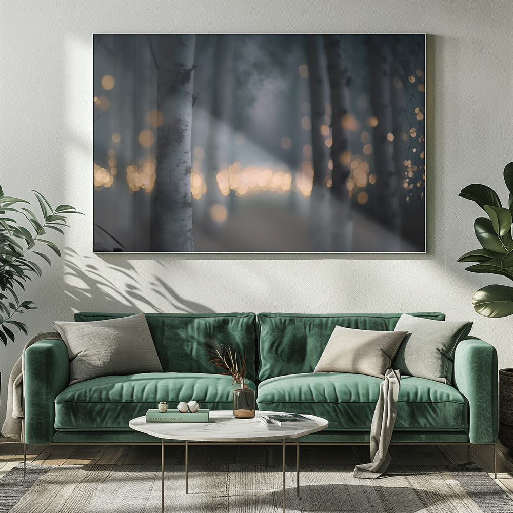 Enchanted Glow Forest | Canvas