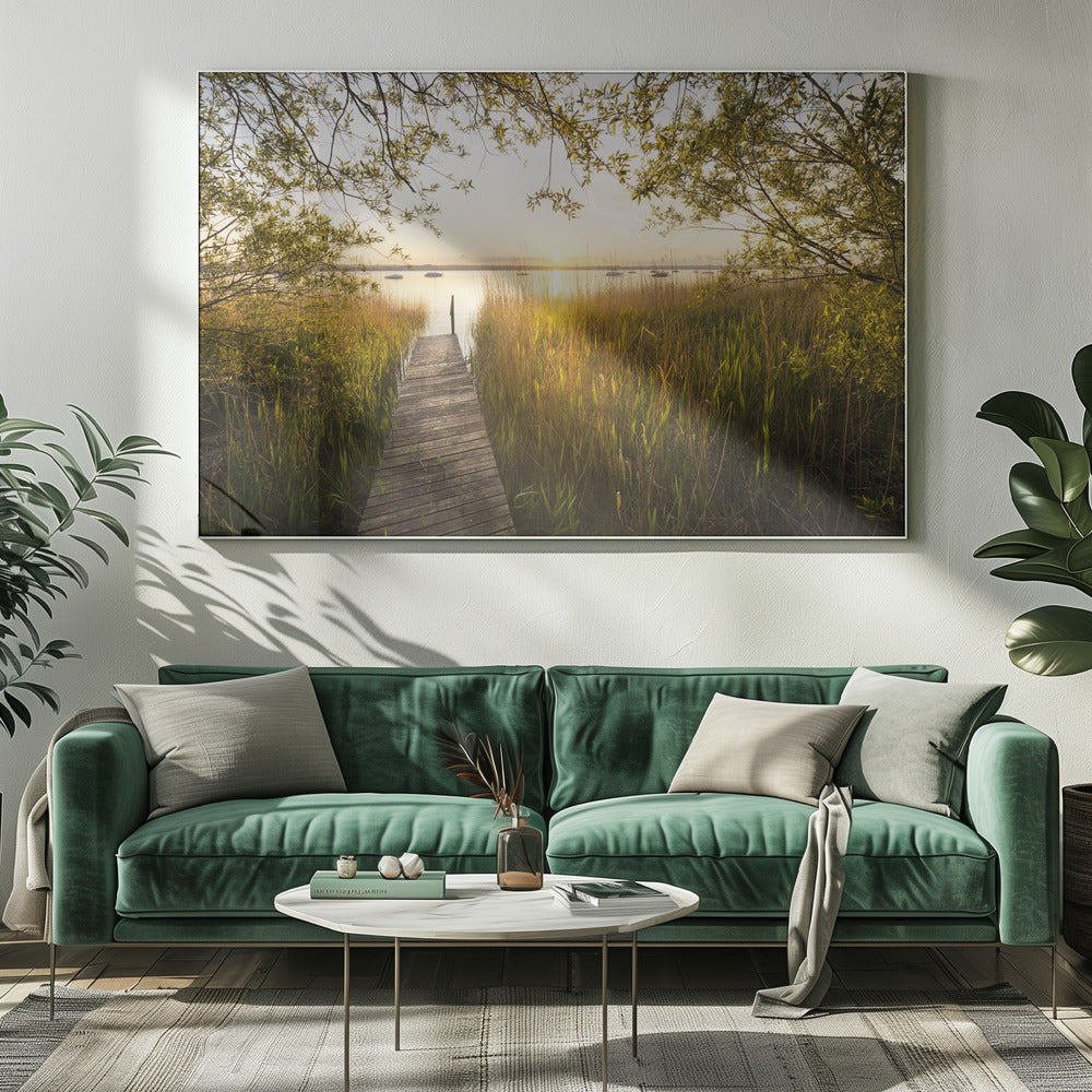 Golden Jetty | Canvas