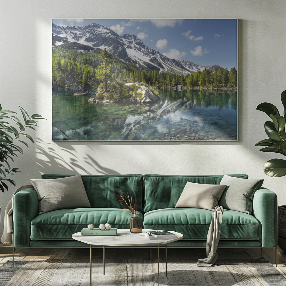 Green Mountain Lake | Canvas