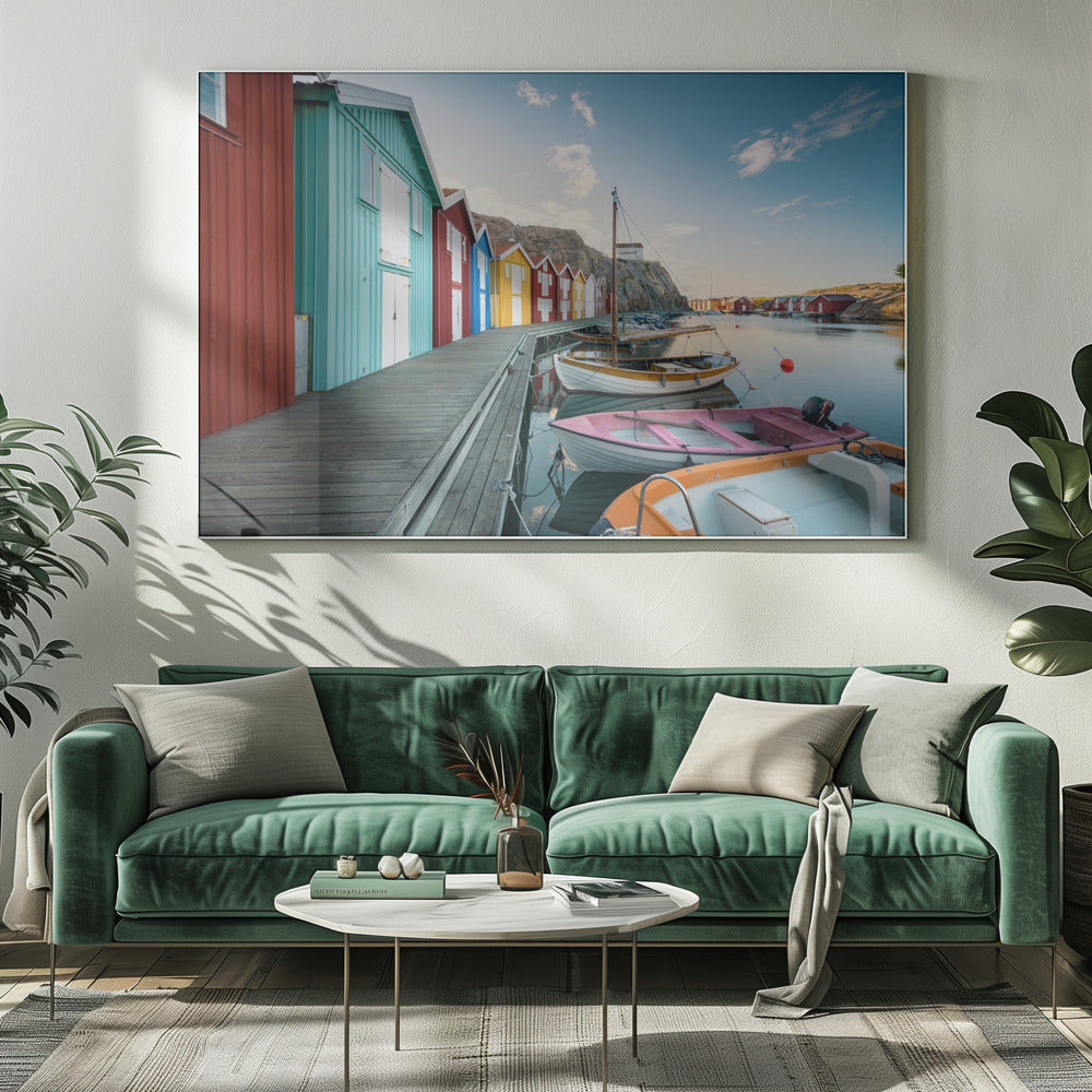 Colored Harbour | Canvas