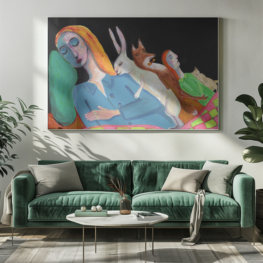 Five in the Bed | Canvas