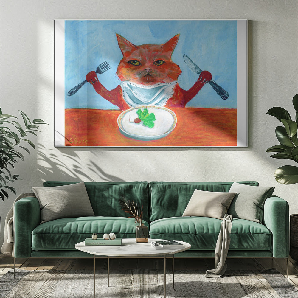 Vegan Cat | Canvas