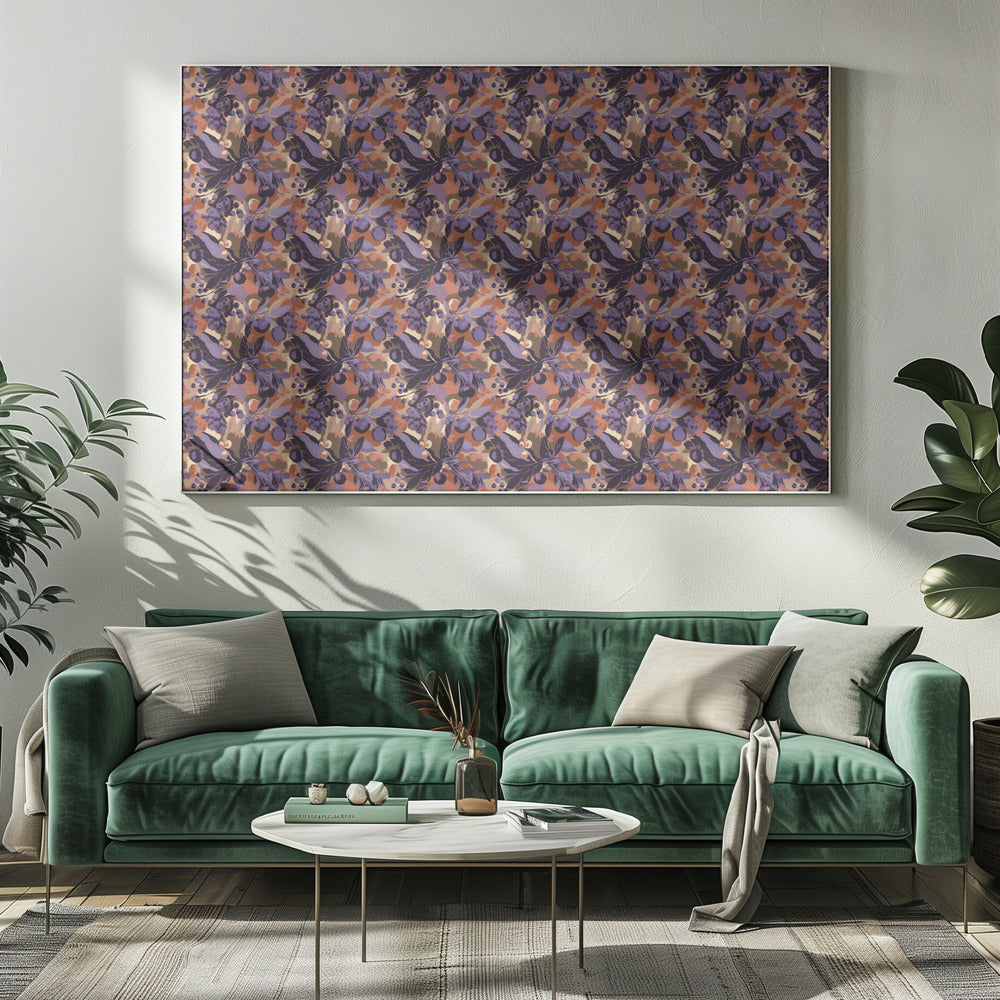 Purple Garden Rhythm | Canvas