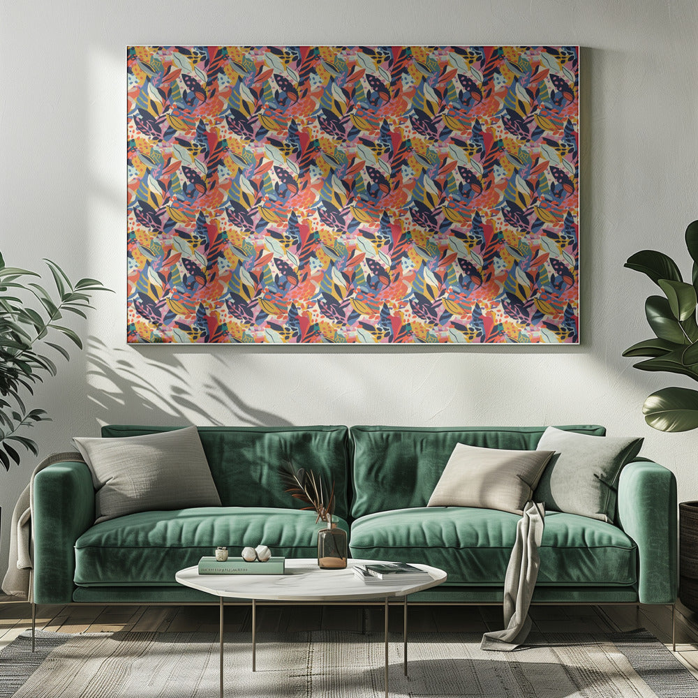Vivid Jungle Tapestry | Canvas