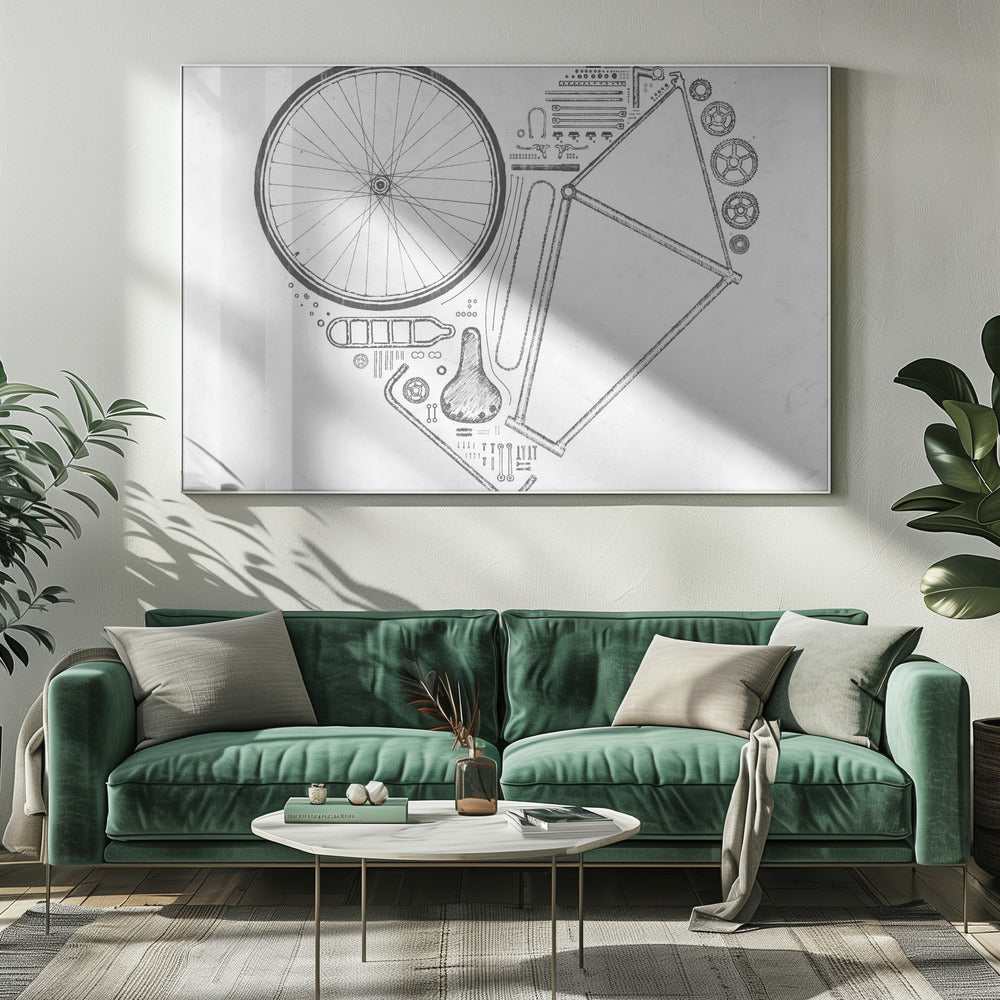 Love Bike Nº1 | Canvas