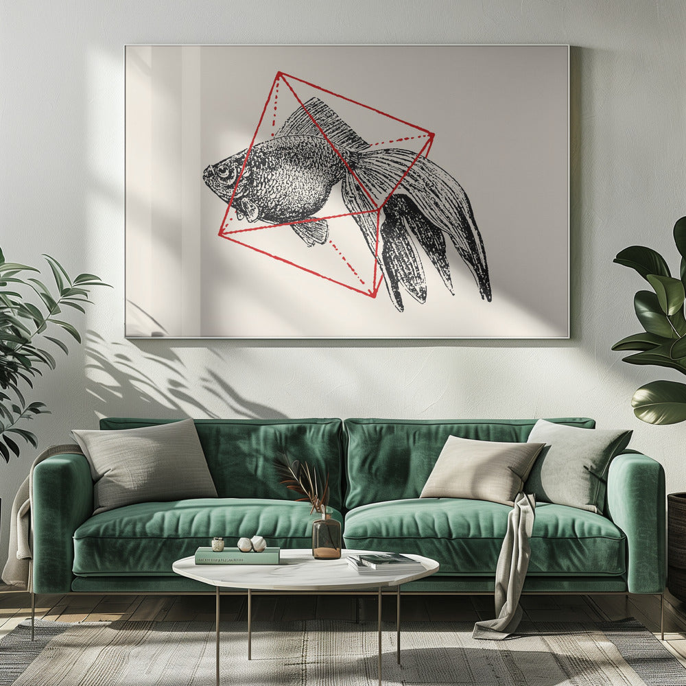 Fish In Geometrics Nº3 | Canvas