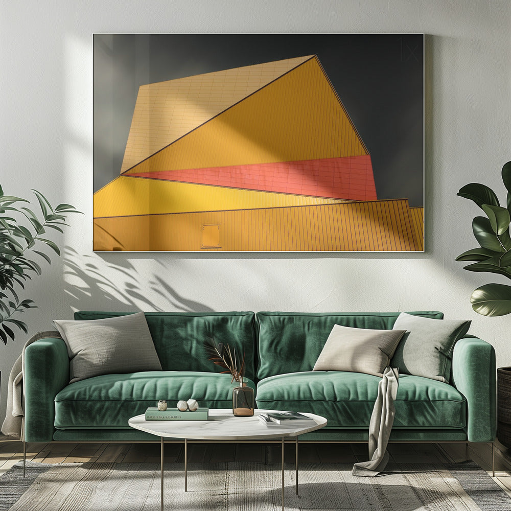 The yellow roof | Canvas