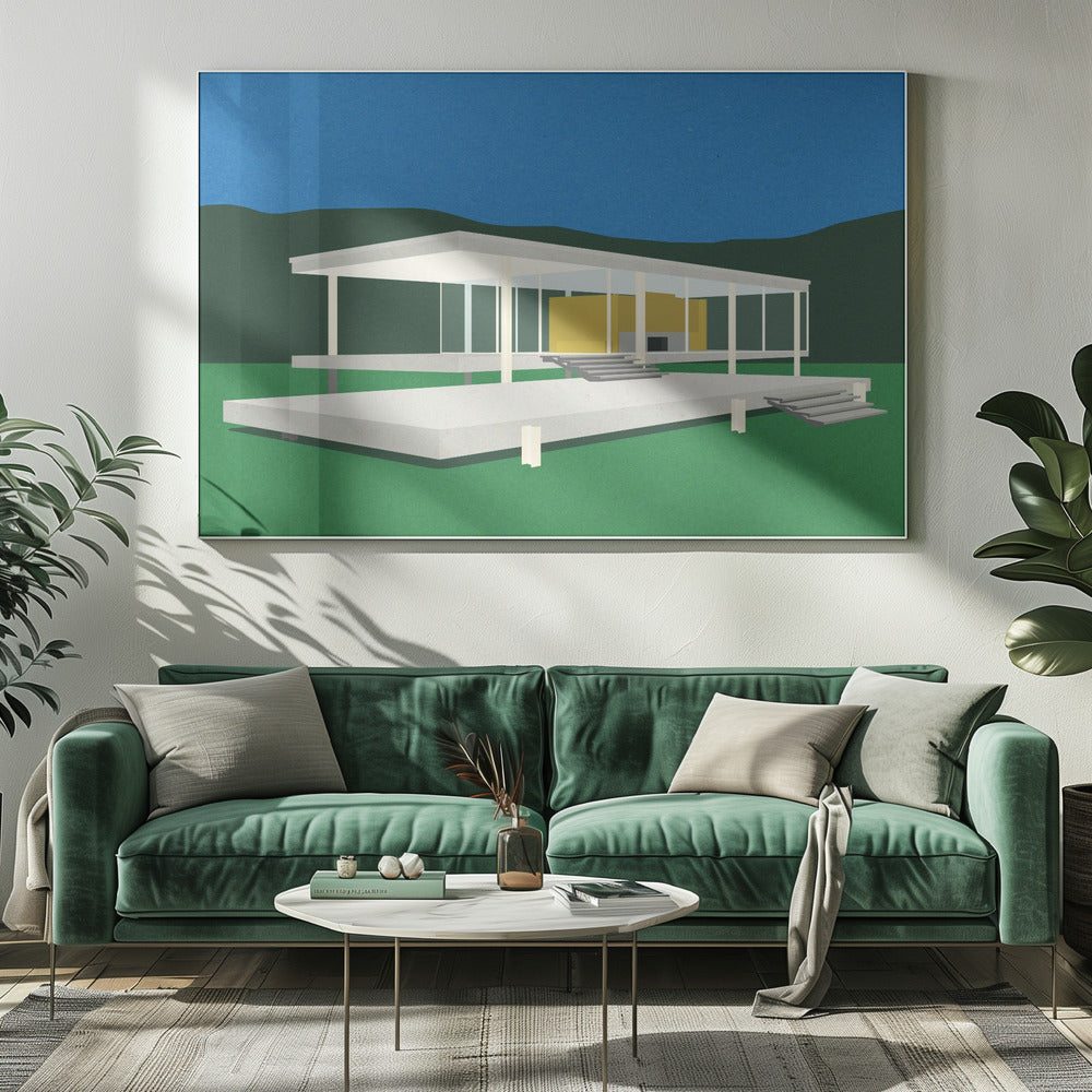 Ludwig Mies Van Der Rohe Farnsworth House | Canvas