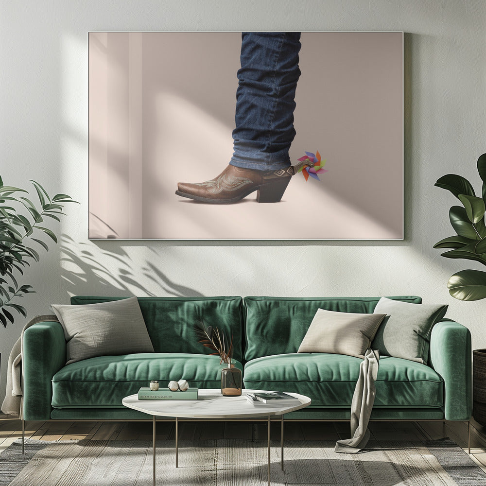 Not Serious Cowboy | Canvas