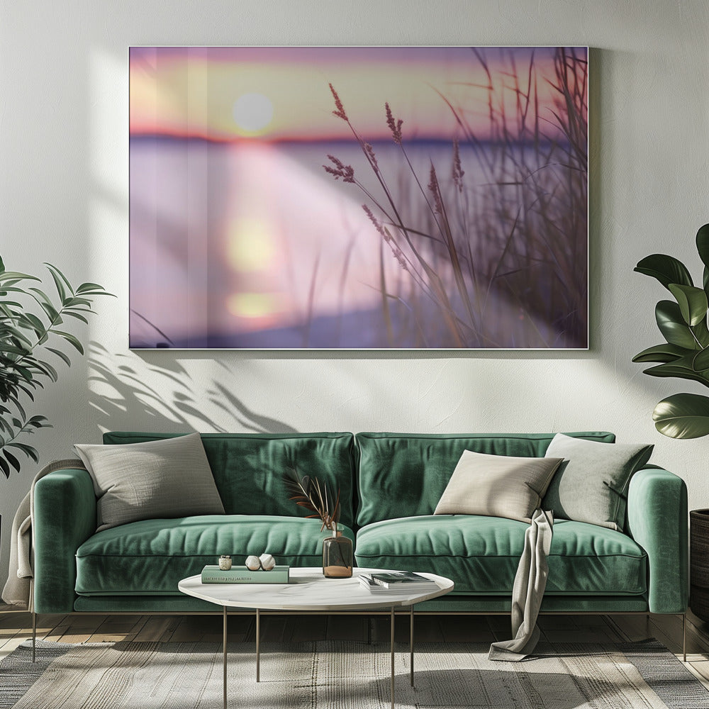 Serene Sunset Glow | Canvas