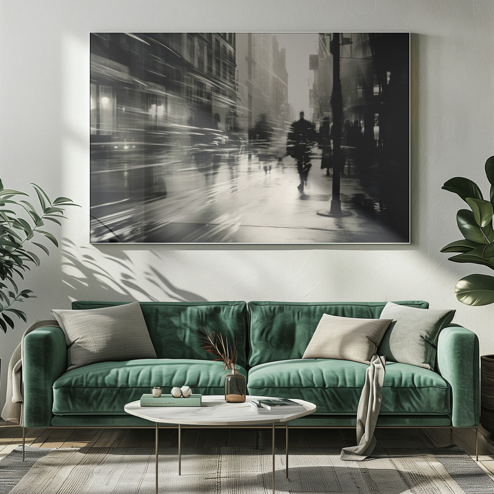 City Shadows Flow | Canvas