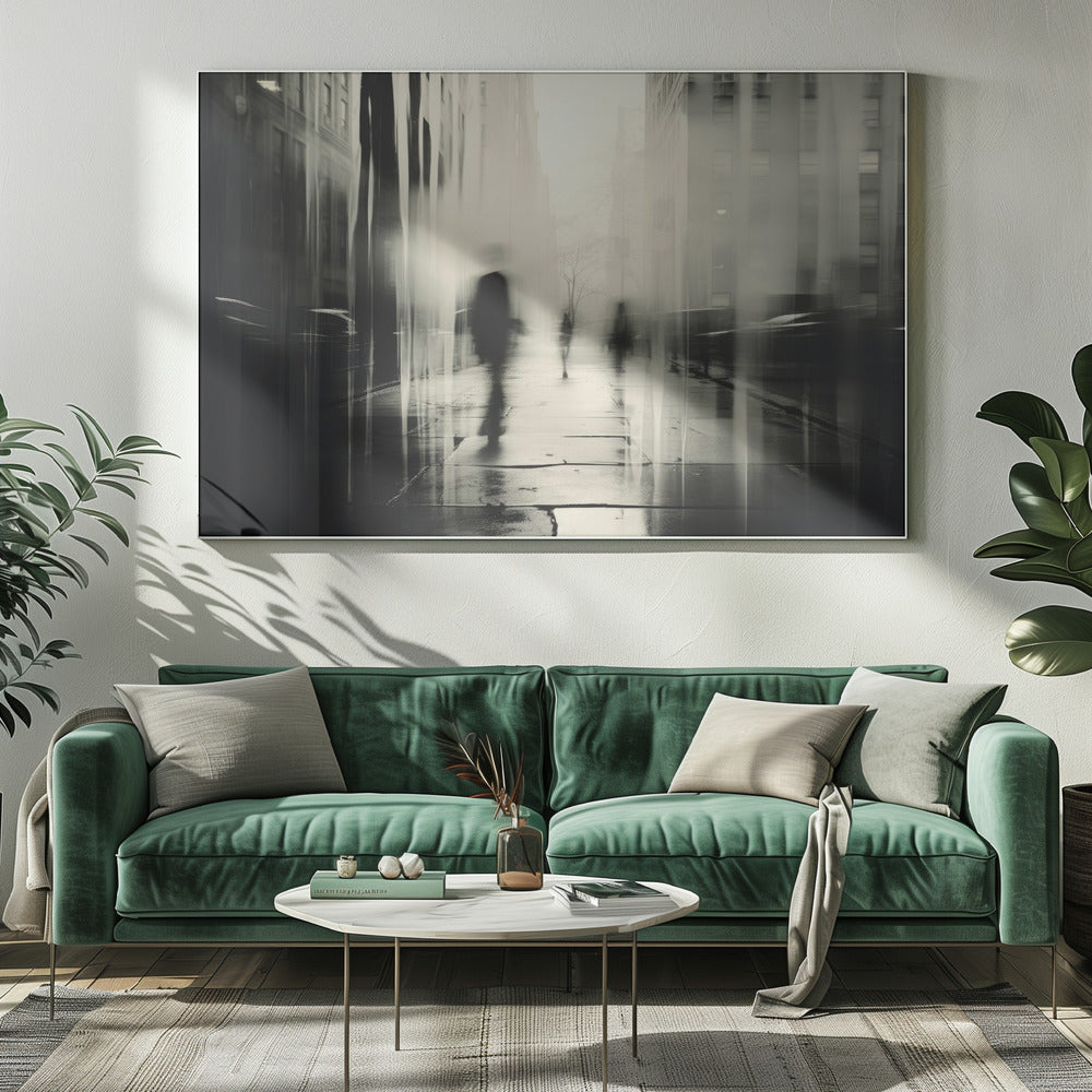 Ghostly City Stroll | Canvas