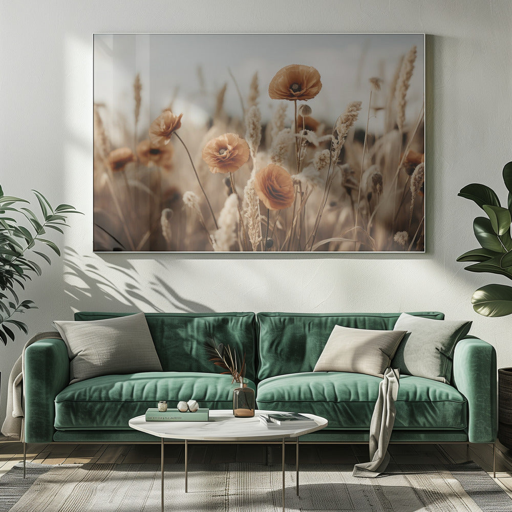 Poppies in Breeze | Canvas
