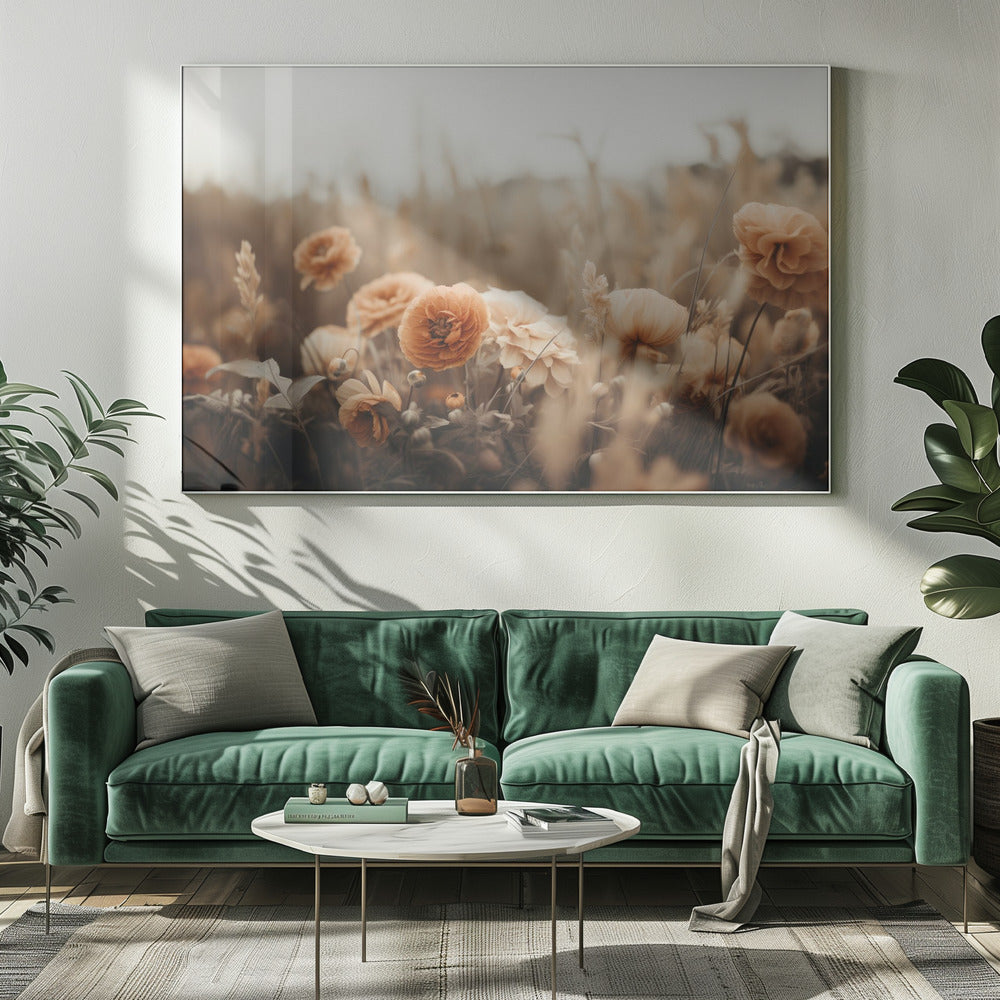 Petals in Sepia | Canvas