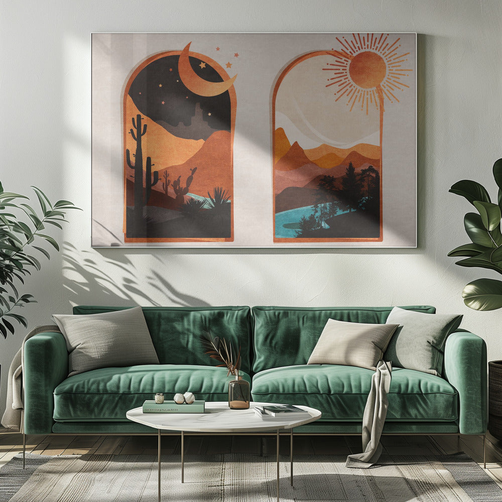 Desert's Dawn &amp; Dusk | Canvas