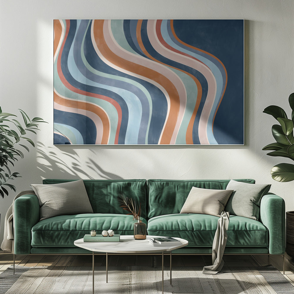 Flowing Stripes | Canvas