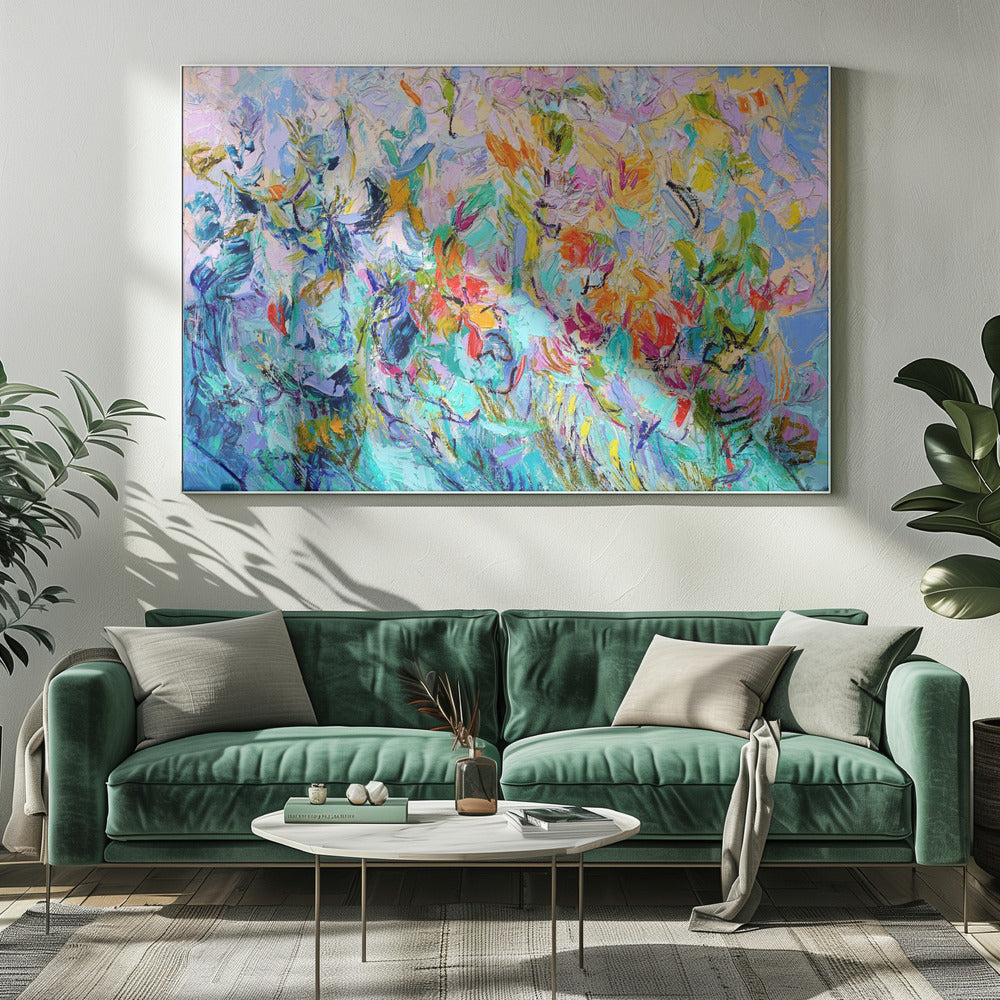 Radiant Floral Harmony | Canvas