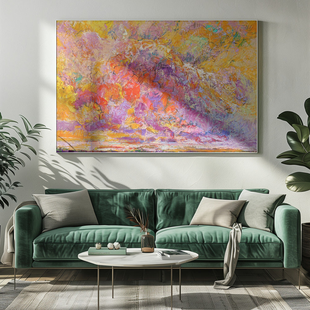 Expressionist Colorful Abstract | Canvas