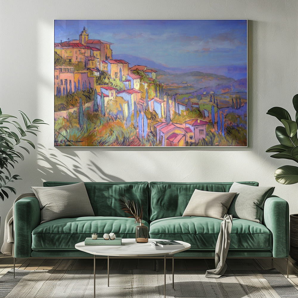 Hilltop Serenity | Canvas