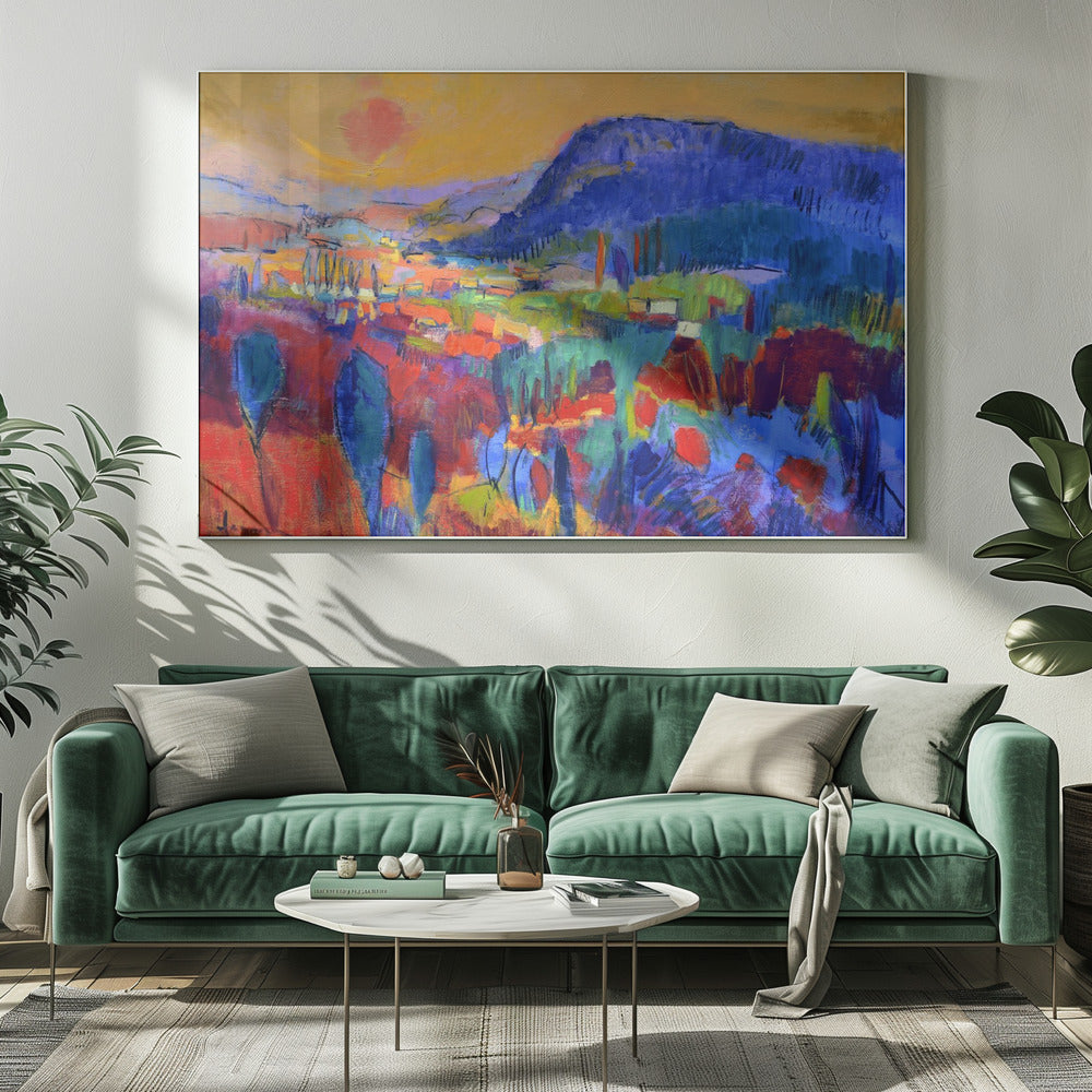 Expressionist Colorful Abstract | Canvas