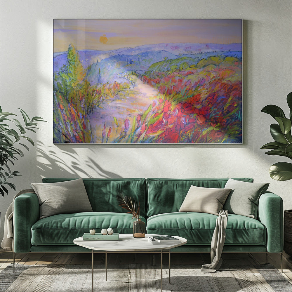 Sunlit Pathway | Canvas