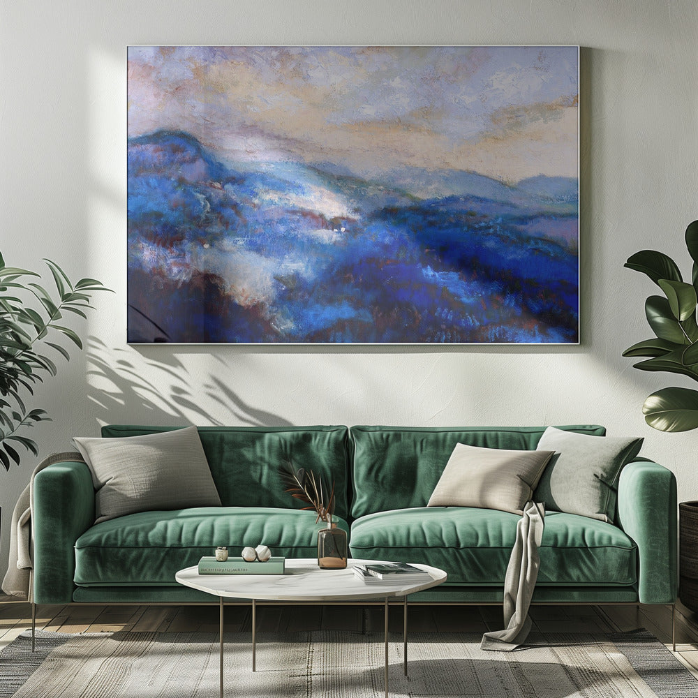 Ethereal Bluescape | Canvas