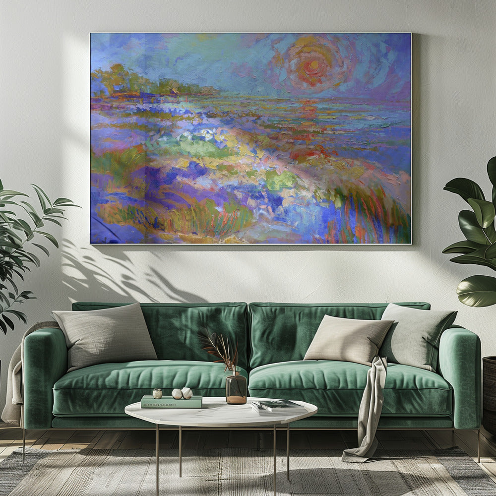 Vivid Horizon Glow | Canvas