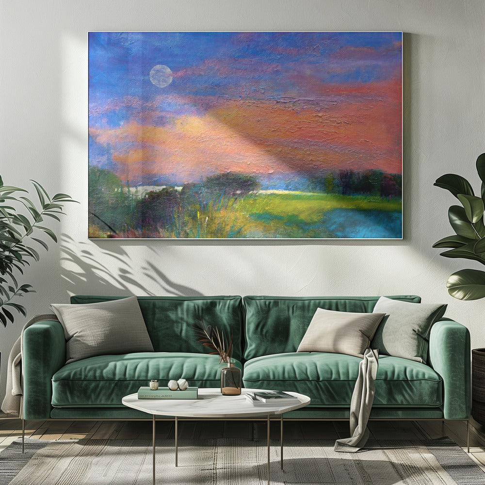 Moonlit Horizon | Canvas