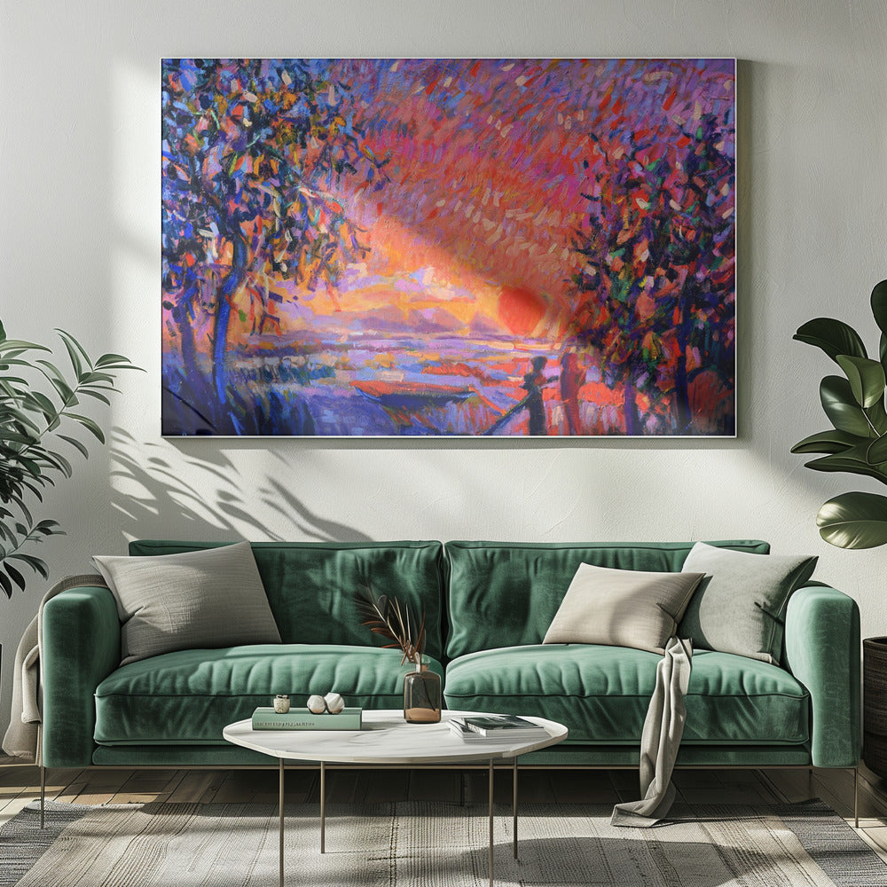 Vibrant Evening Glow | Canvas