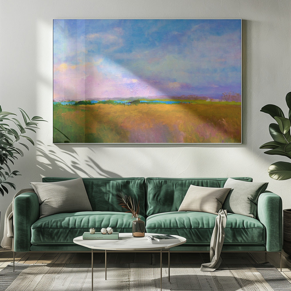 Amber Skyline | Canvas