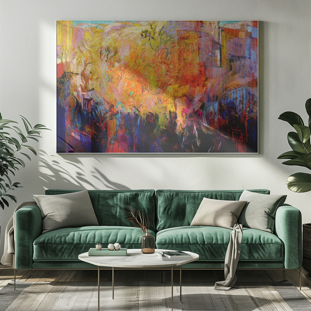 Vibrant Cityscape | Canvas