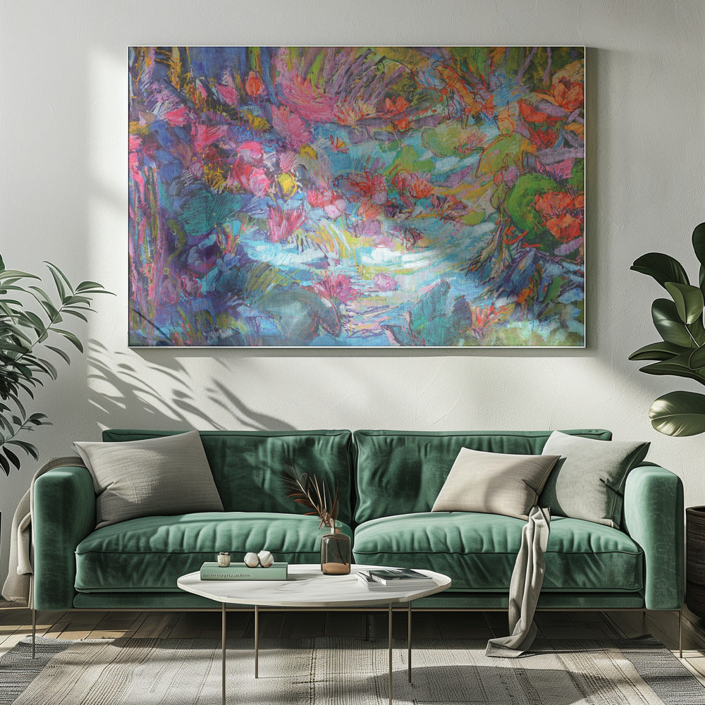 Vibrant Garden Flow | Canvas